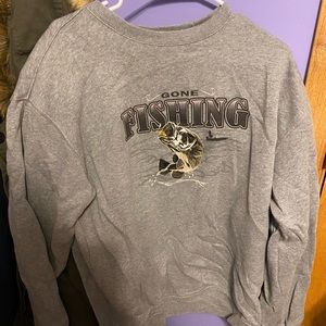 Gone Fishing Crewneck